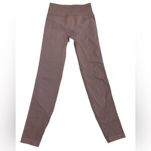 Lululemon pink brown leggings Sz 4 yoga gym fitness athletic